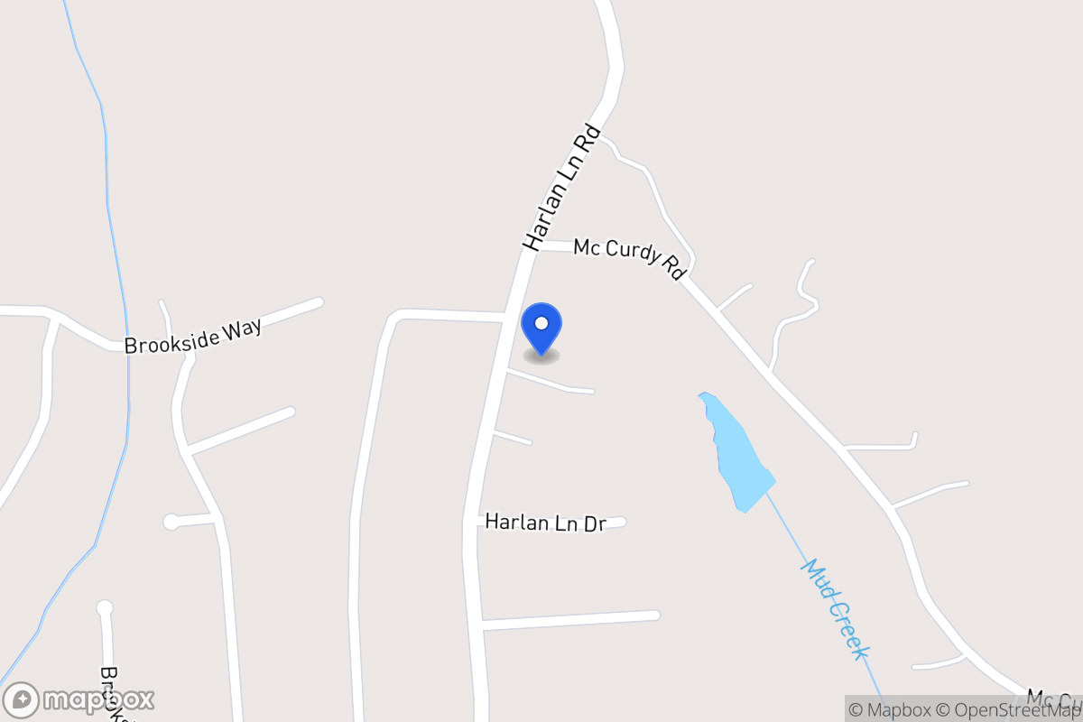 Map of 287 Harlan Lane Rd
