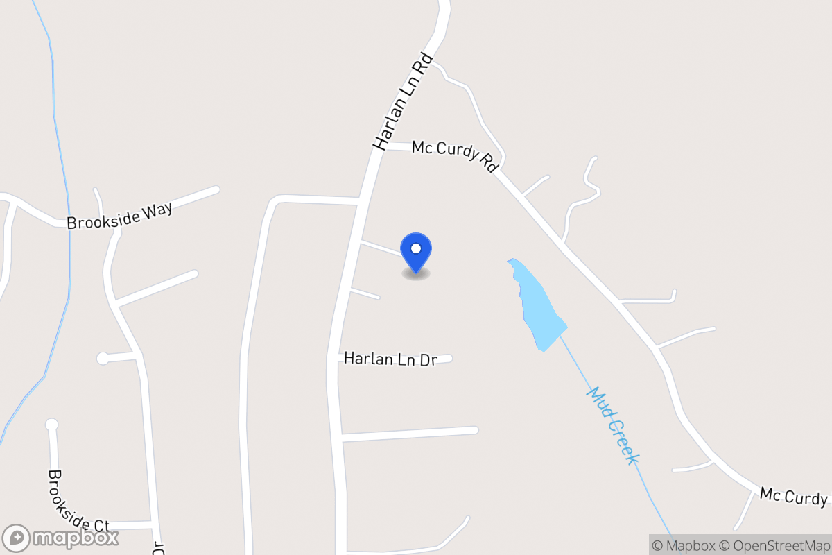 Map of 279 Harlan Lane Rd