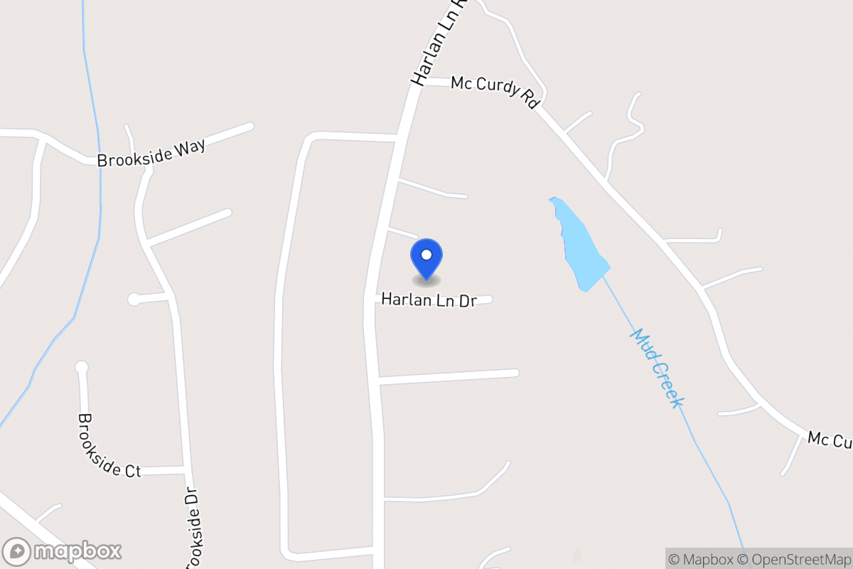 Map of 22 Harlan Lane Dr