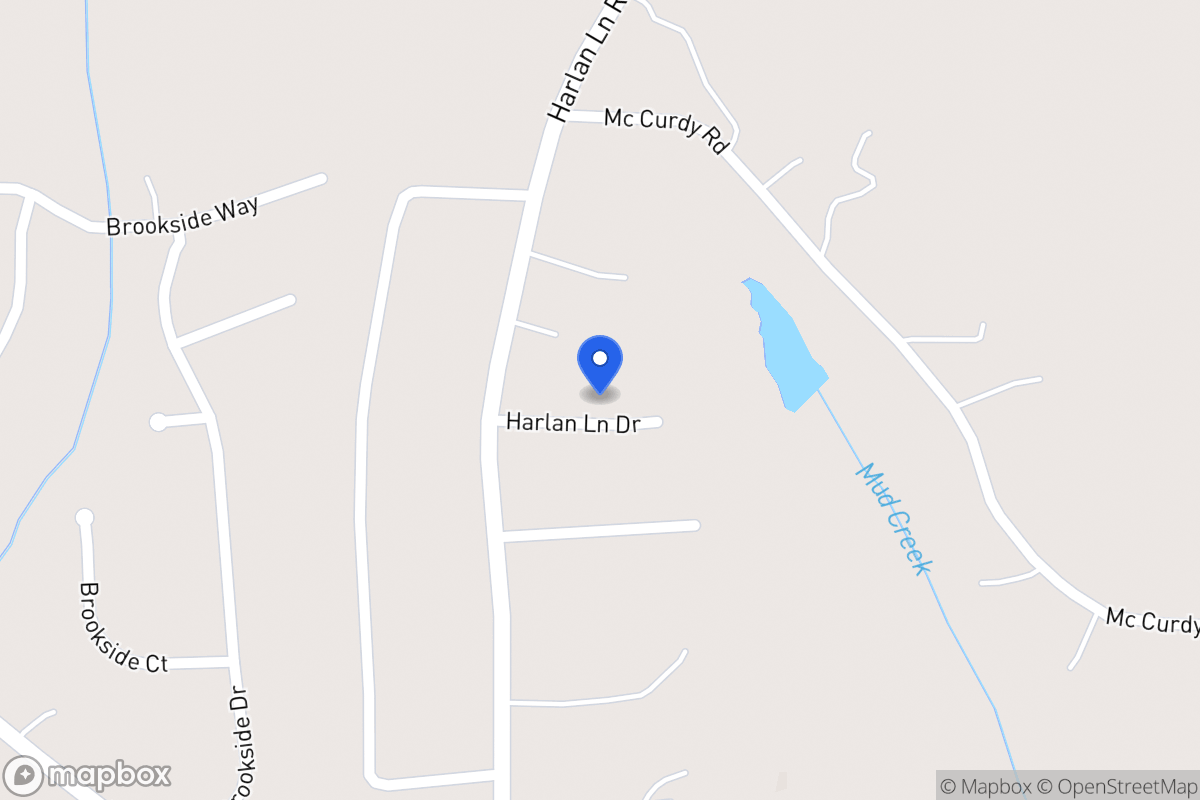 Map of 42 Harlan Lane Dr