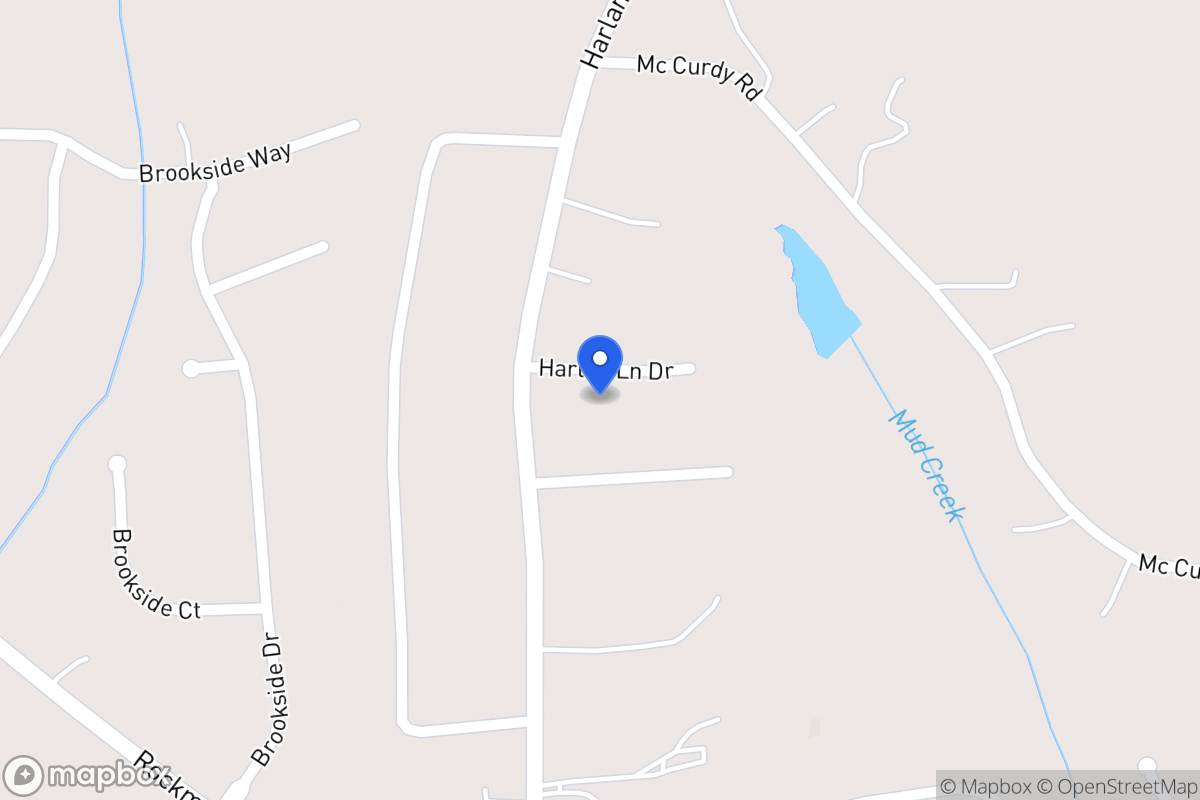 Map of 25 Harlan Lane Dr