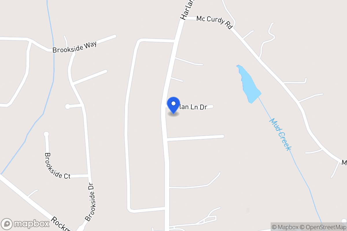 Map of 217 Harlan Lane Rd