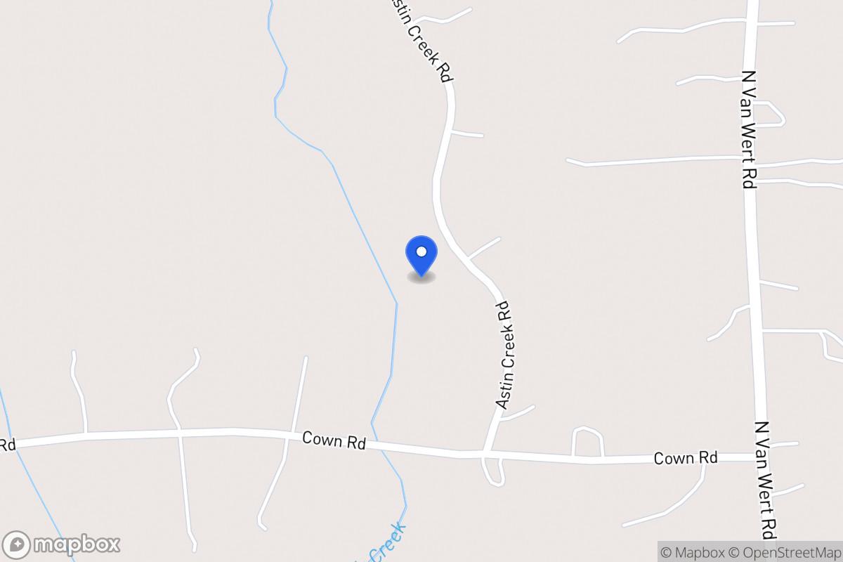 Map of 76 Astin Creek Rd