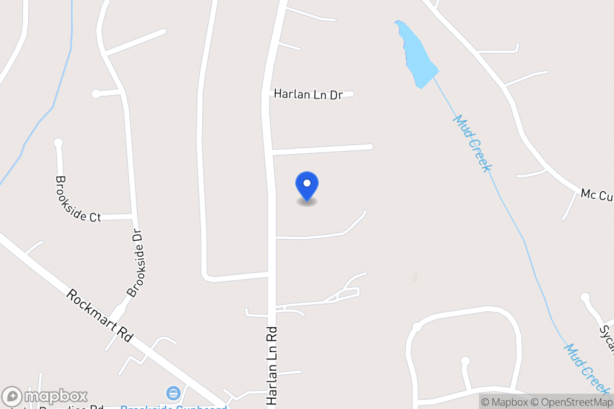 Map of 151 Harlan Lane Rd