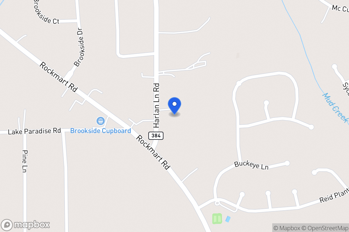 Map of 33 Harlan Lane Rd