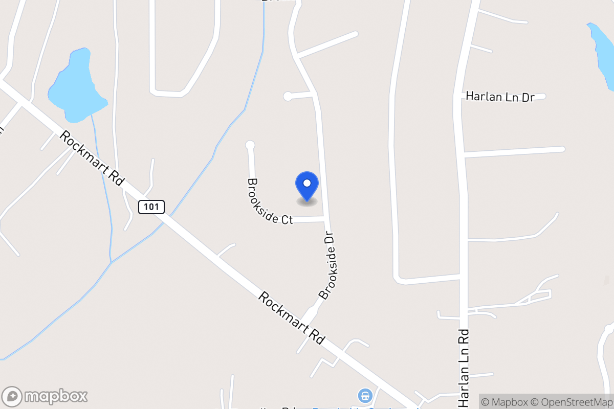 Map of 15 Brookside Ct