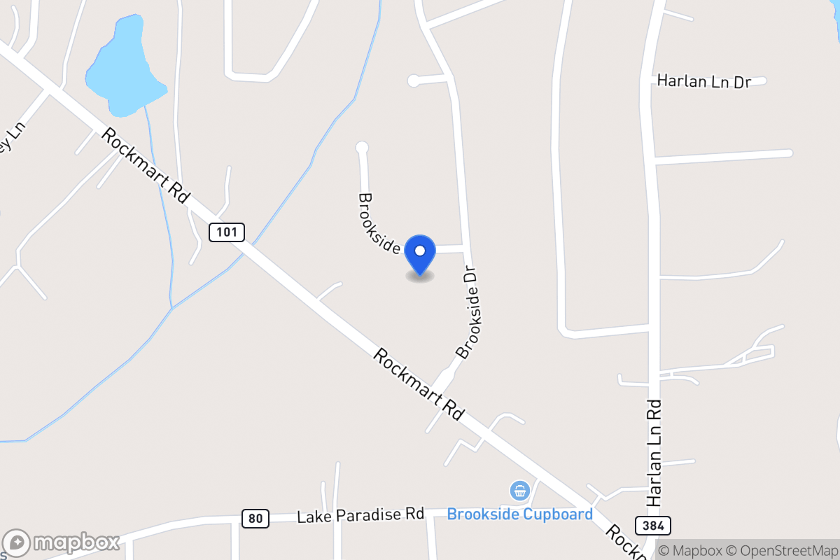 Map of 16 Brookside Ct