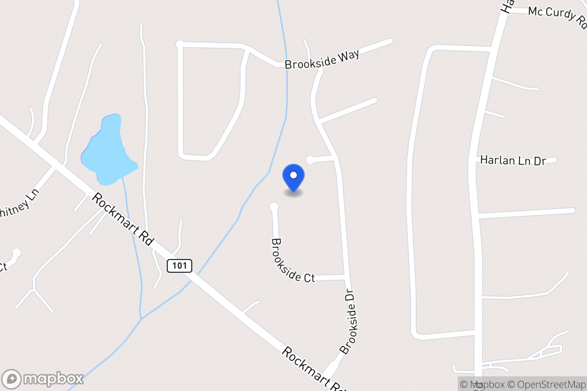 Map of 83 Brookside Ct