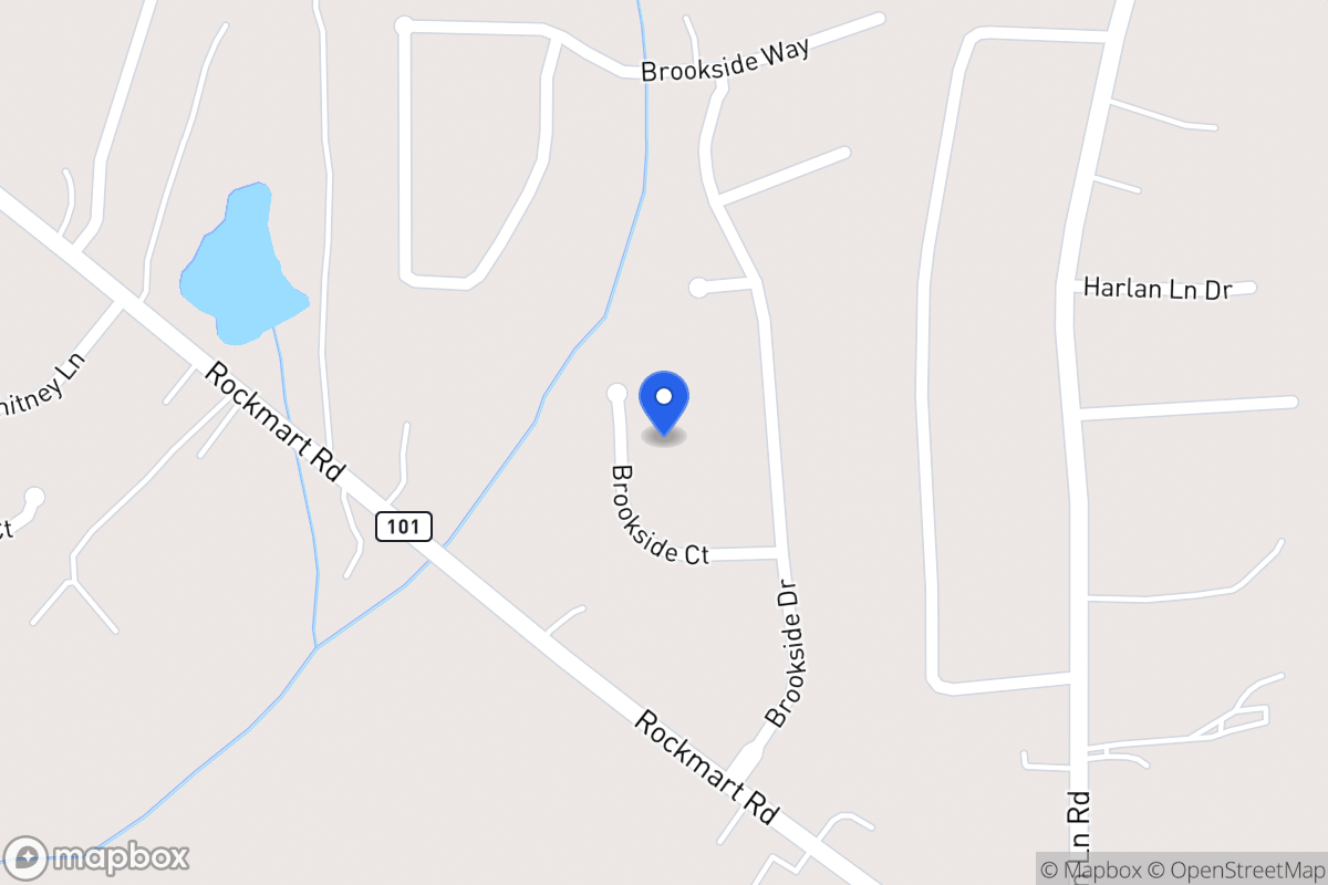 Map of 71 Brookside Ct