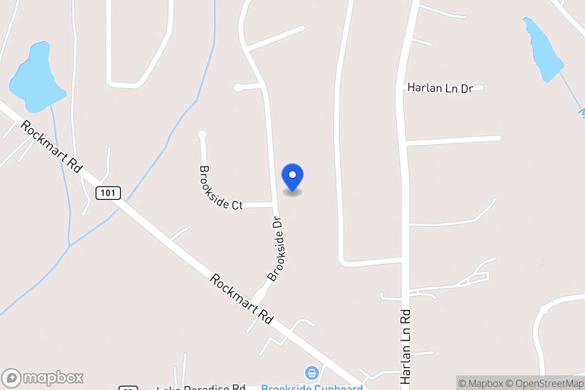 Map of 75 Brookside Dr