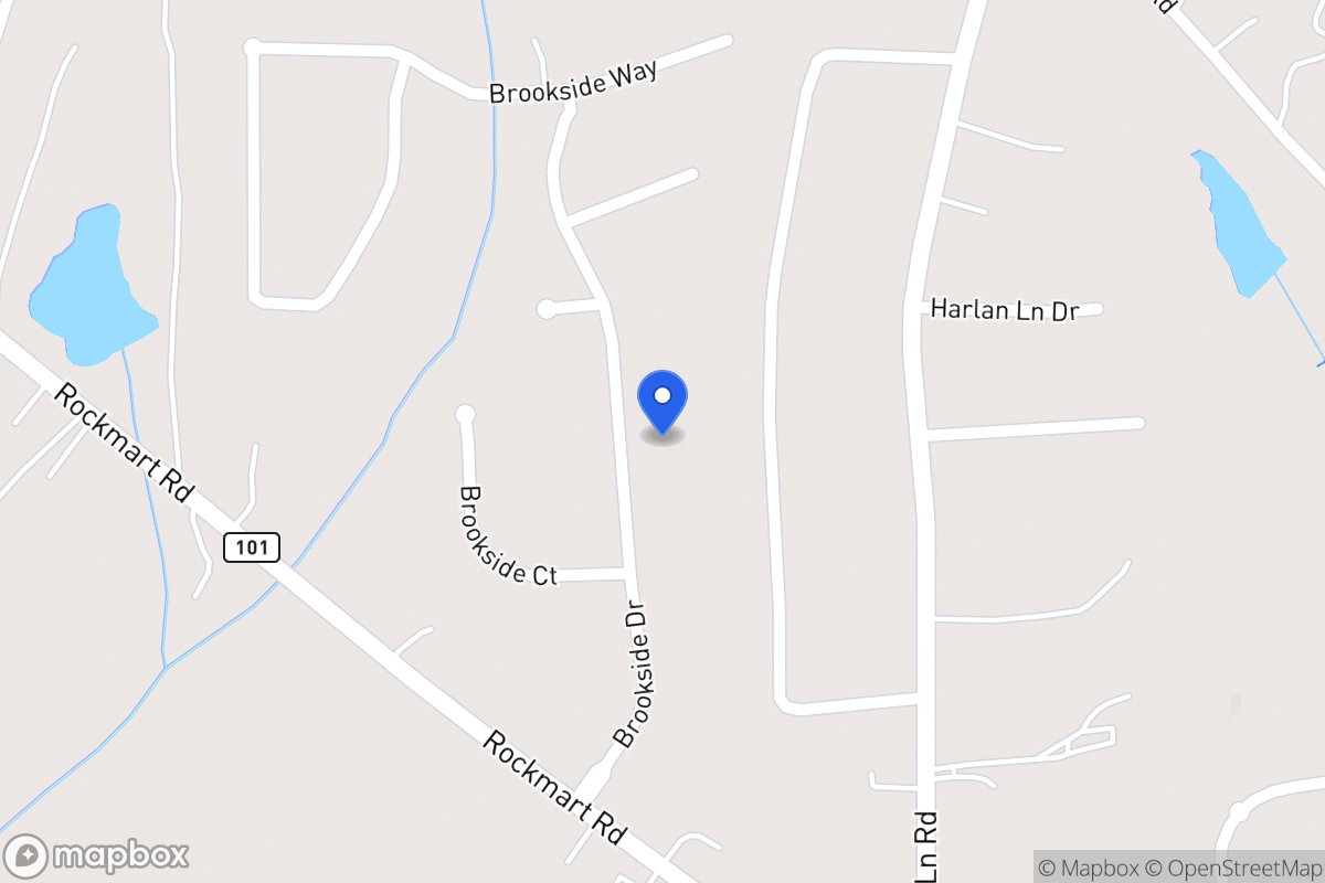 Map of 107 Brookside Dr