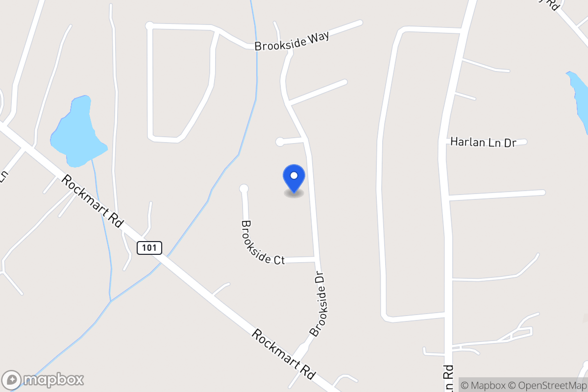 Map of 116 Brookside Dr