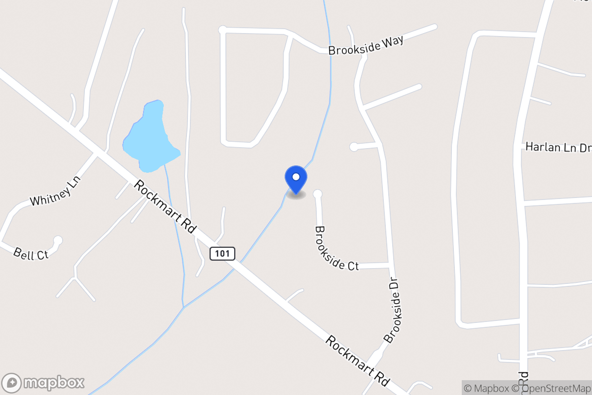 Map of 80 Brookside Ct