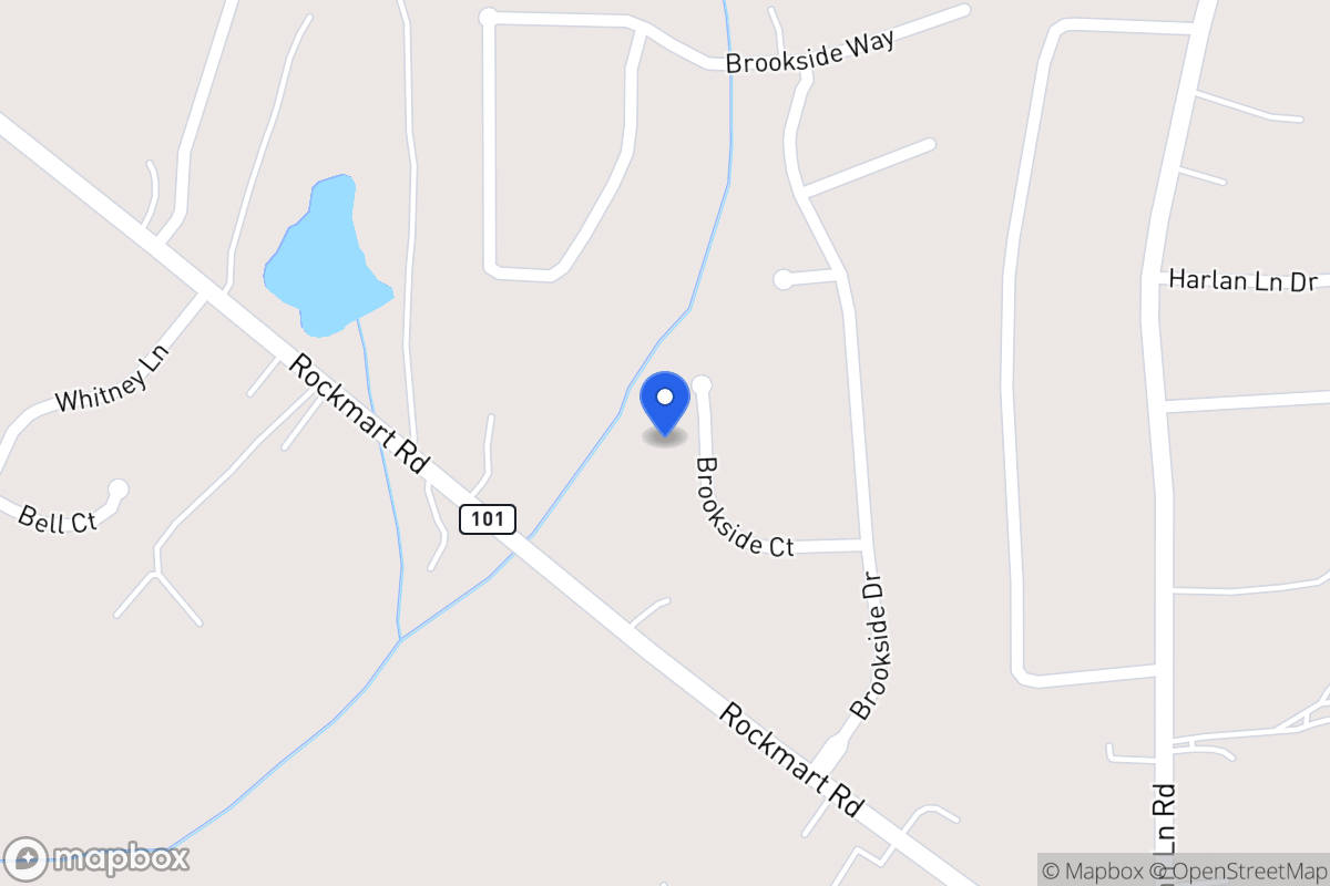 Map of 70 Brookside Ct