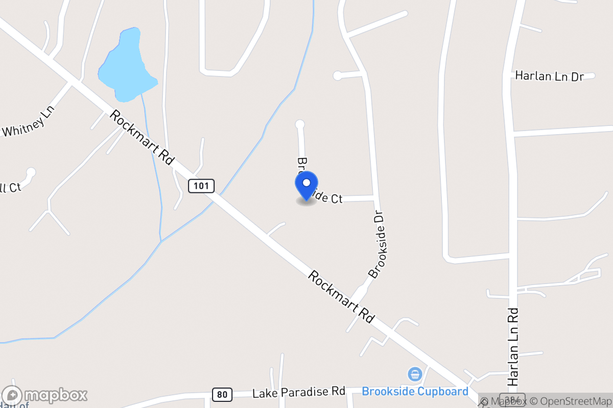 Map of 36 Brookside Ct