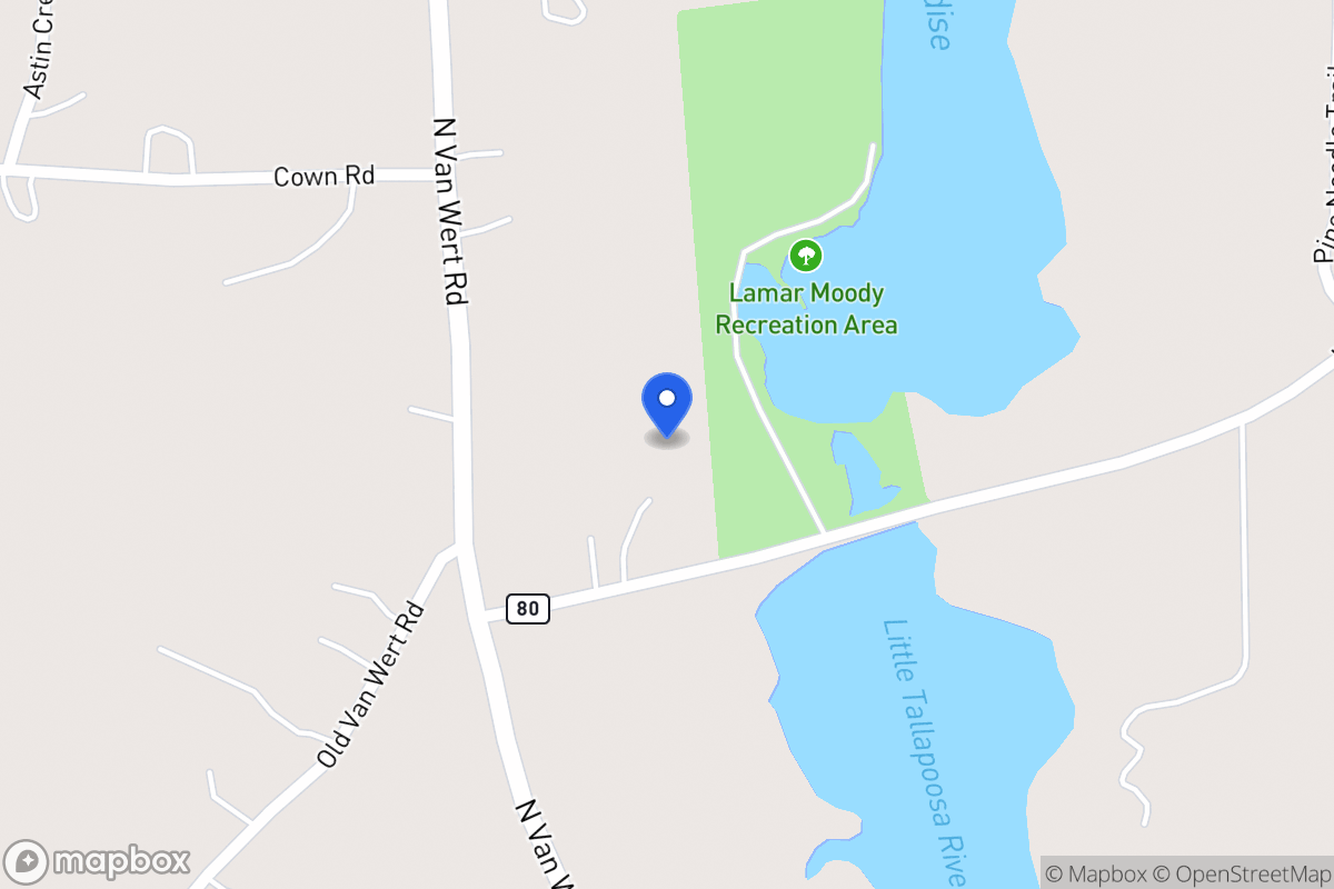 Map of 2703 Lake Paradise Rd