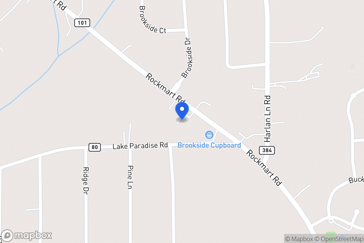 Map of 1276 Rockmart Rd