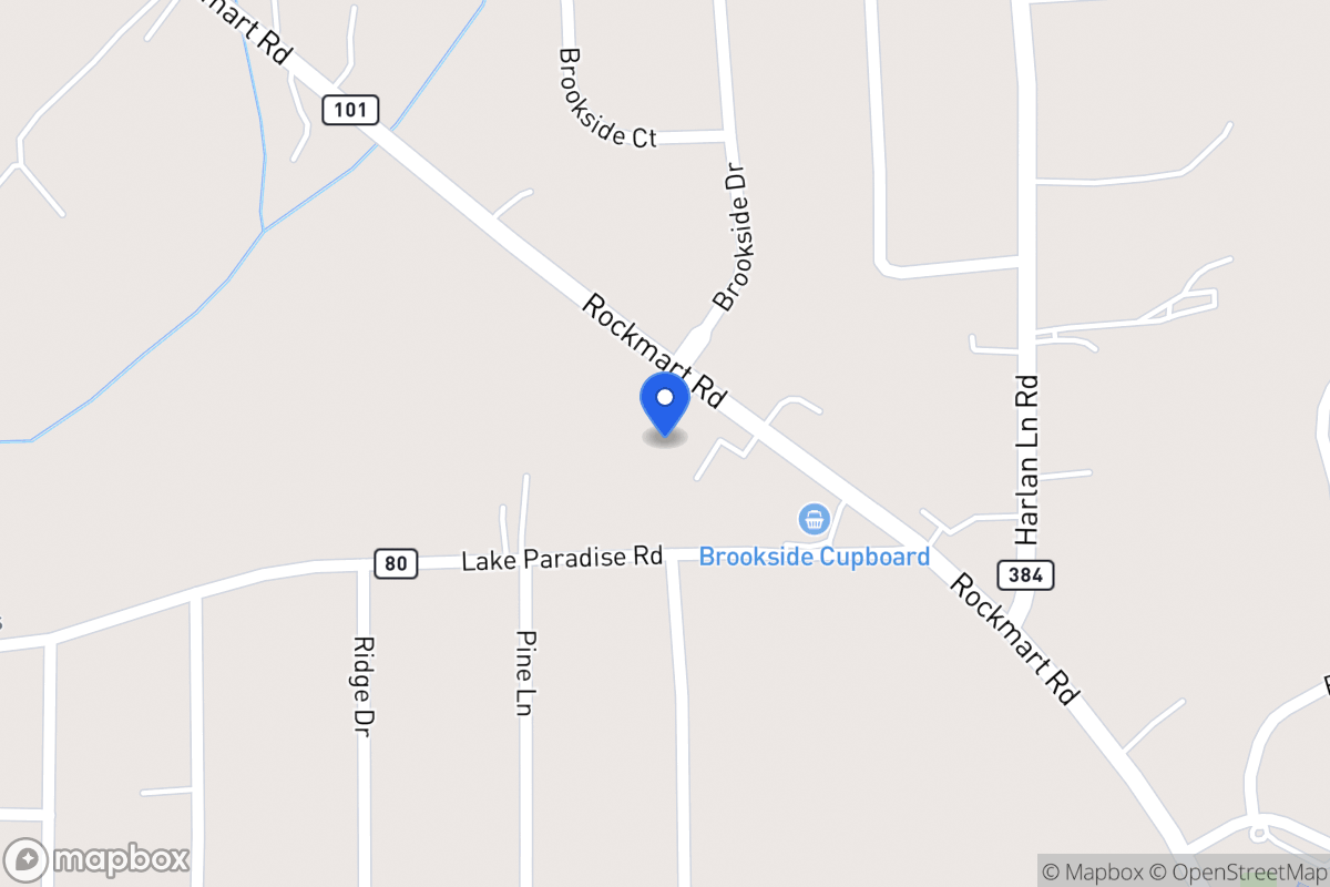 Map of 1288 Rockmart Rd