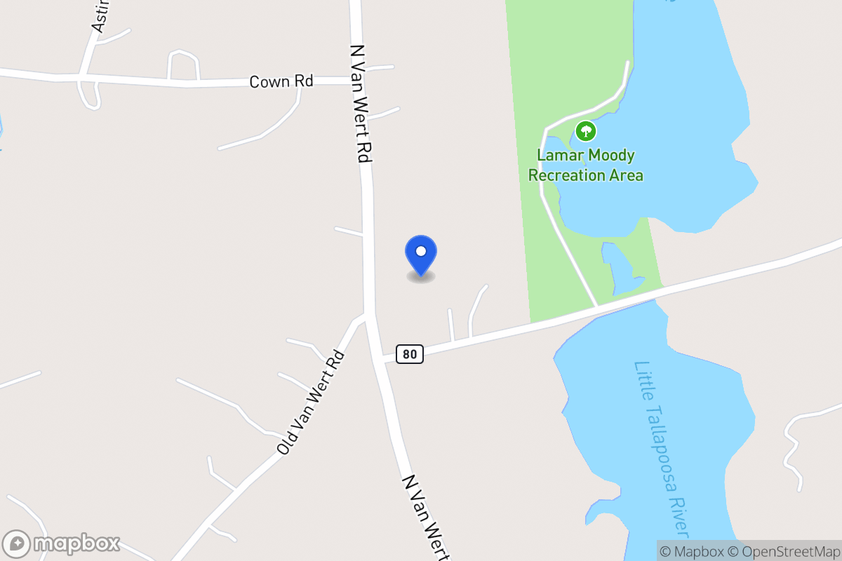 Map of 867 N Van Wert Rd