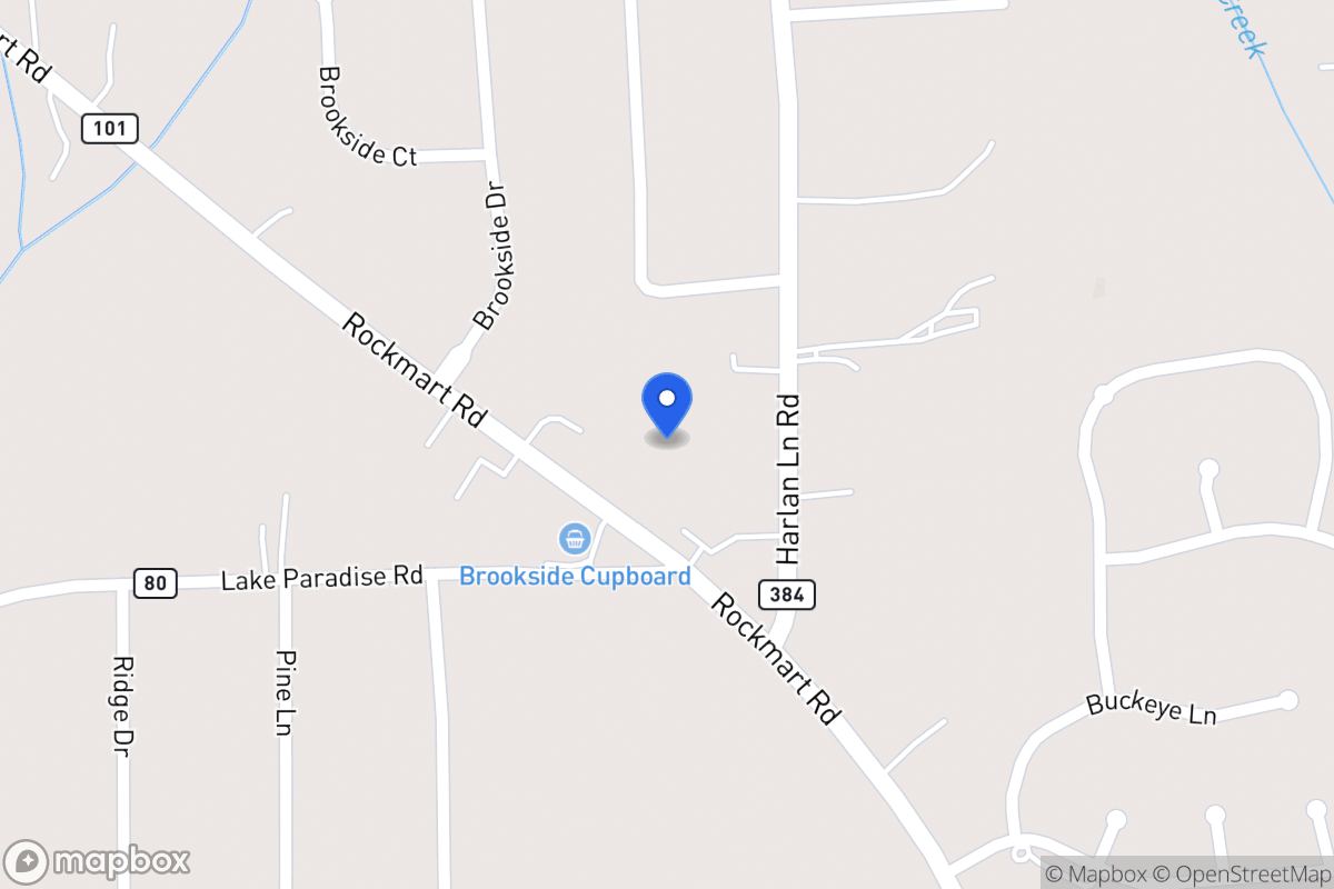 Map of 1219 Rockmart Rd