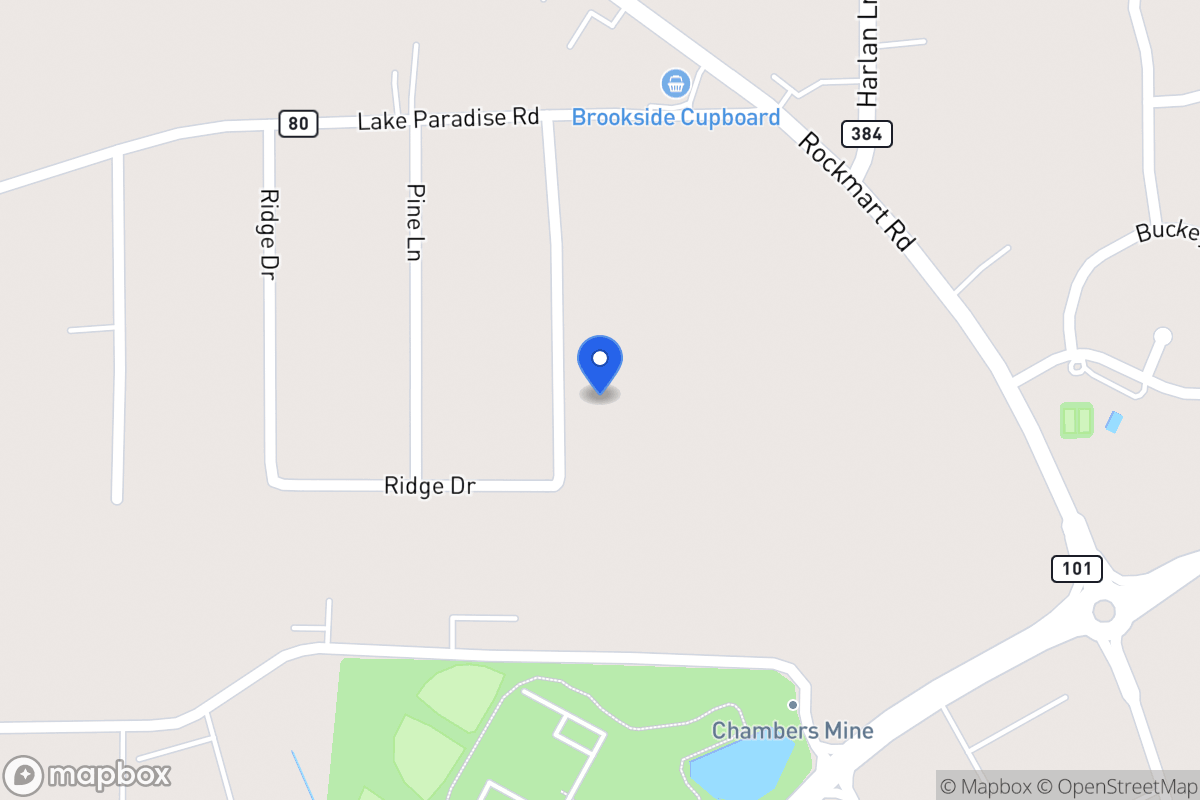 Map of 92 Ridge Dr