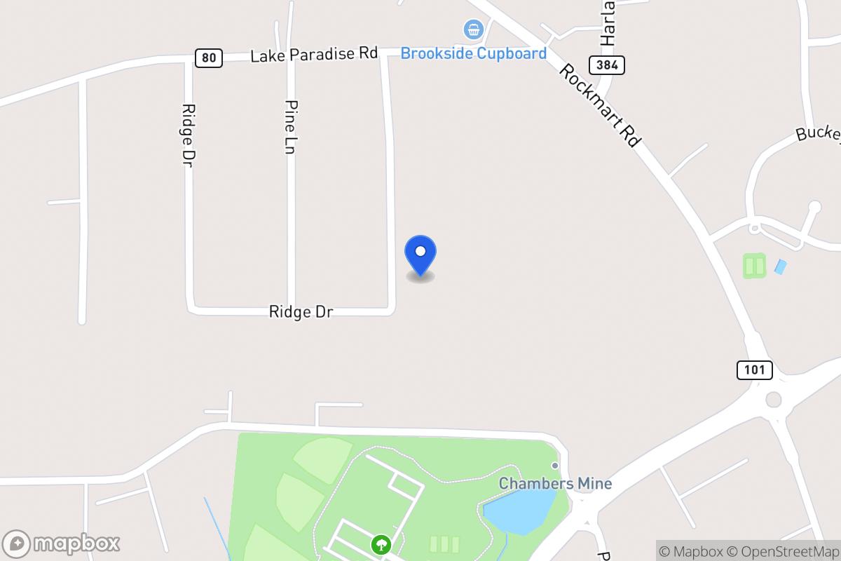 Map of 104 Ridge Dr
