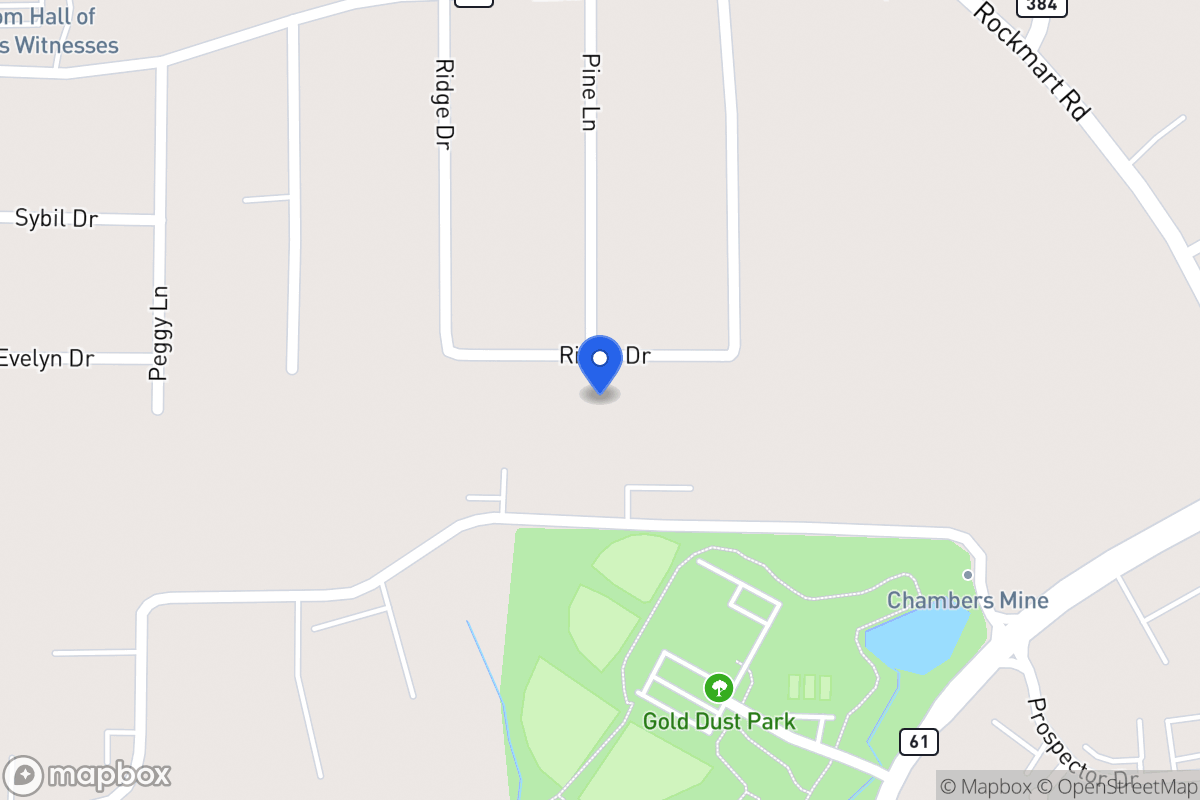 Map of 176 Ridge Dr
