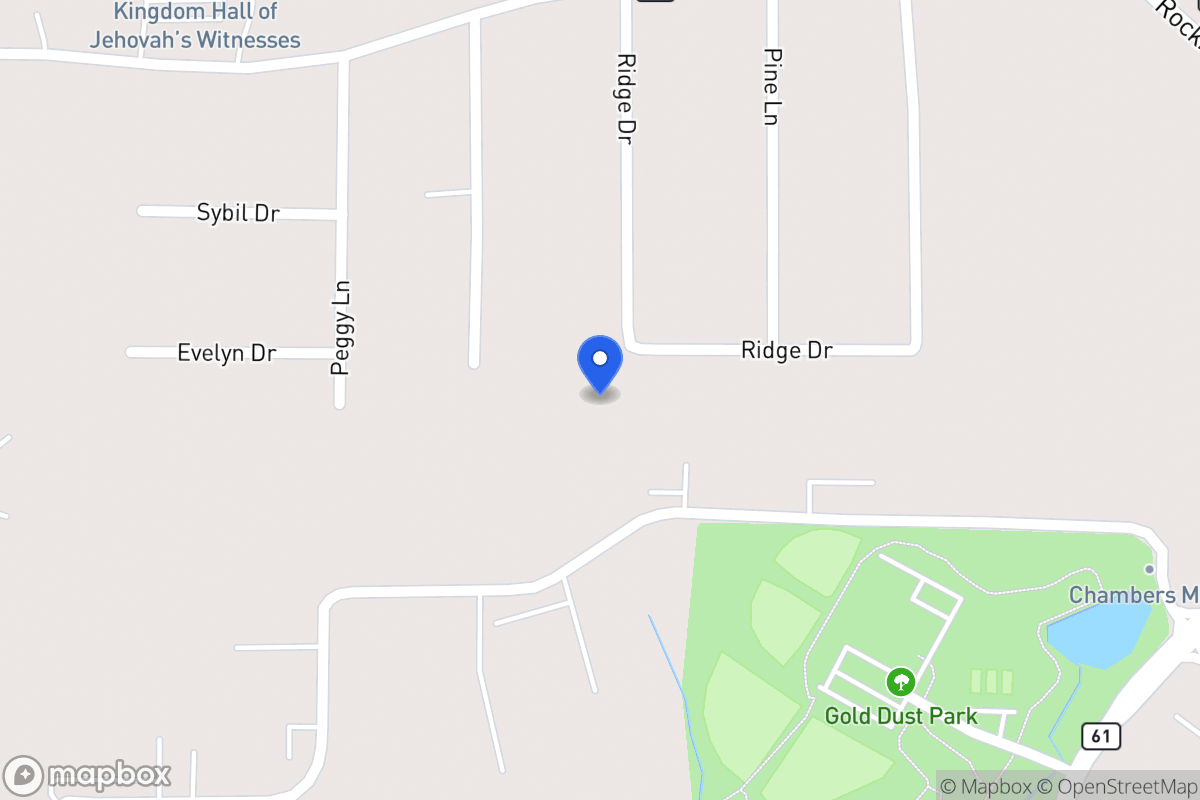 Map of 234 Ridge Dr
