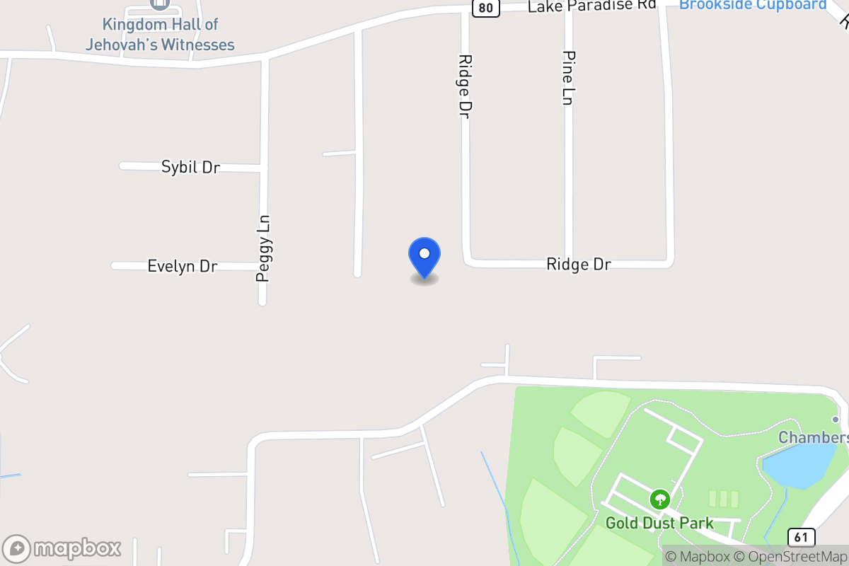 Map of 242 Ridge Dr