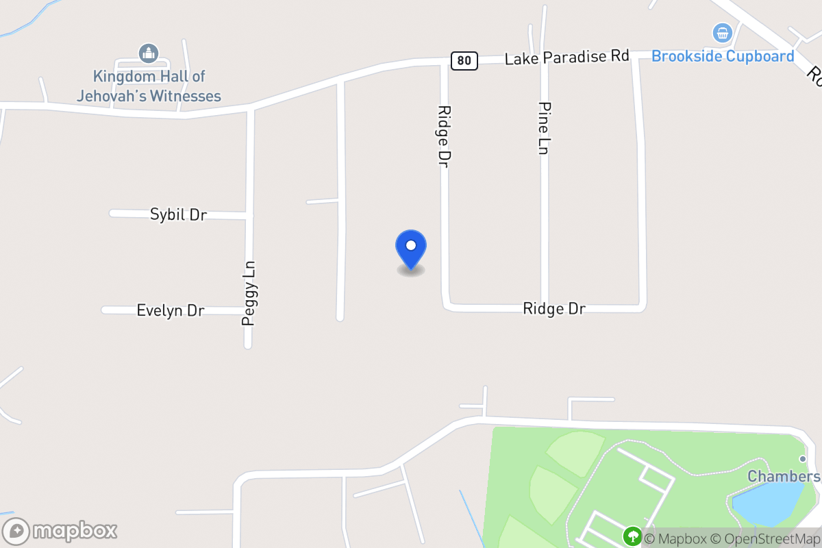 Map of 266 Ridge Dr