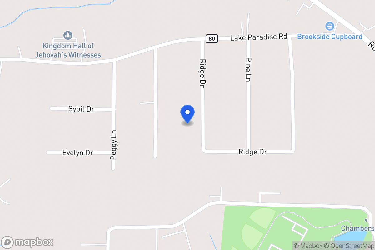 Map of 278 Ridge Dr