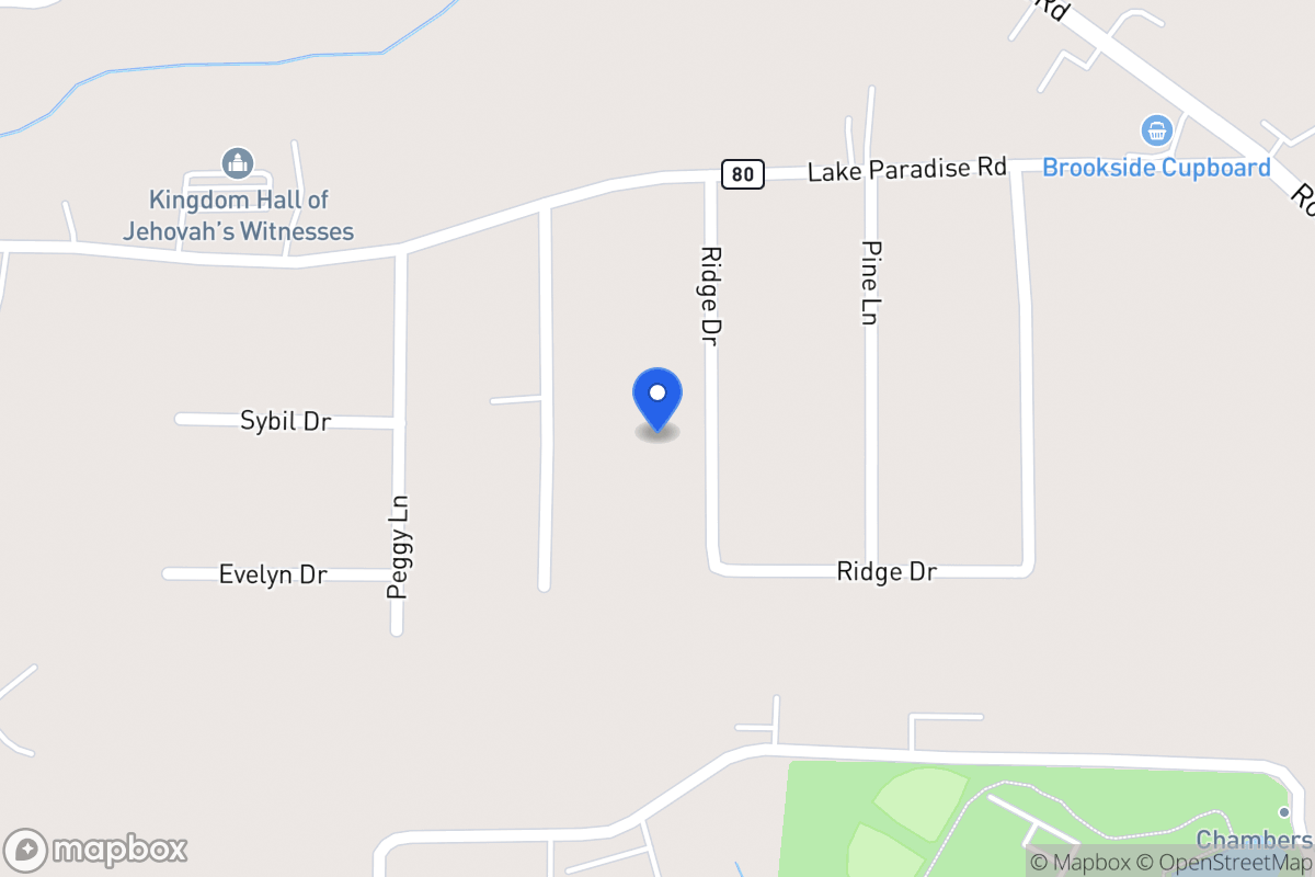 Map of 290 Ridge Dr