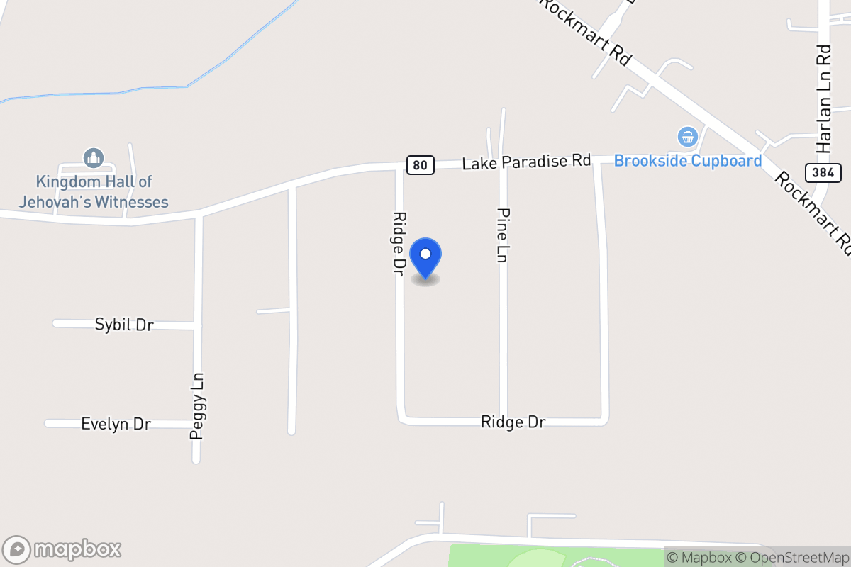 Map of 309 Ridge Dr