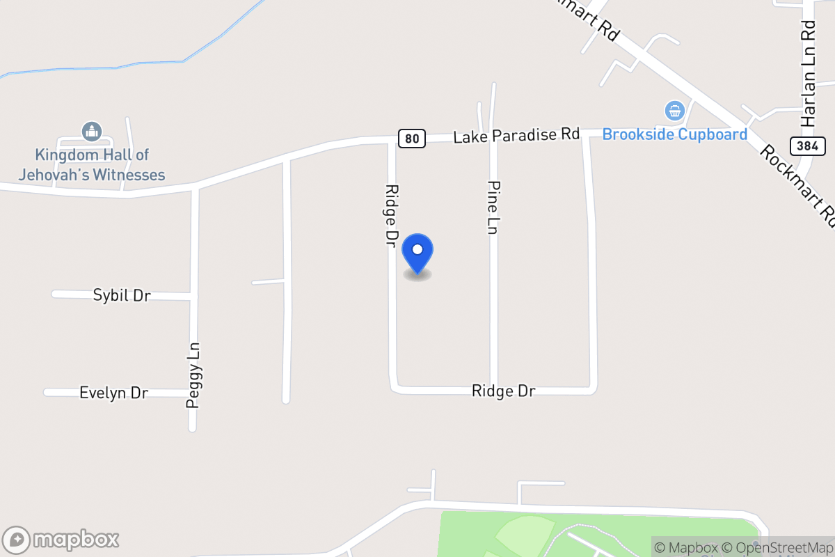 Map of 297 Ridge Dr