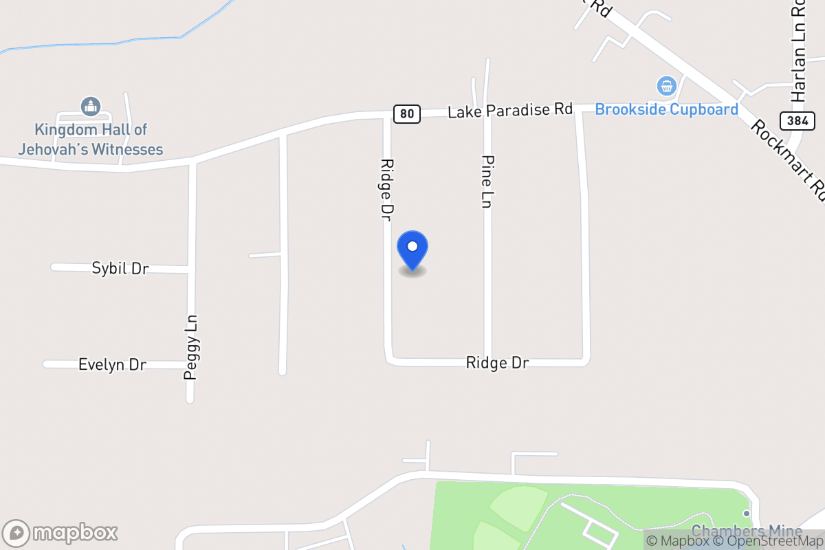 Map of 285 Ridge Dr