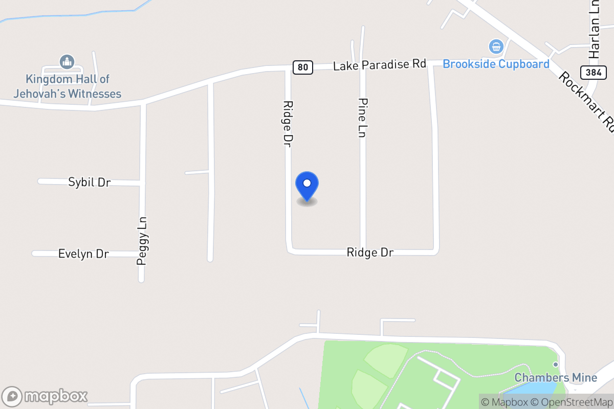 Map of 273 Ridge Dr