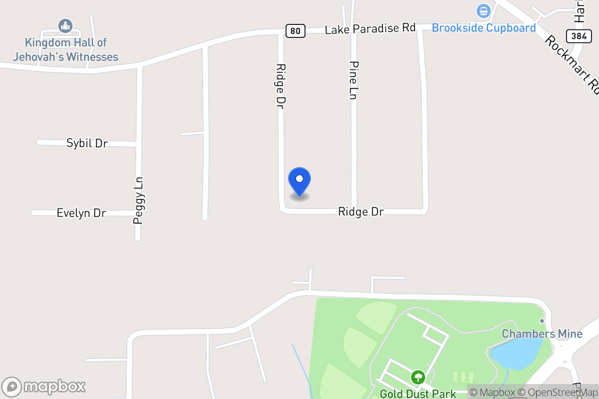 Map of 217 Ridge Dr