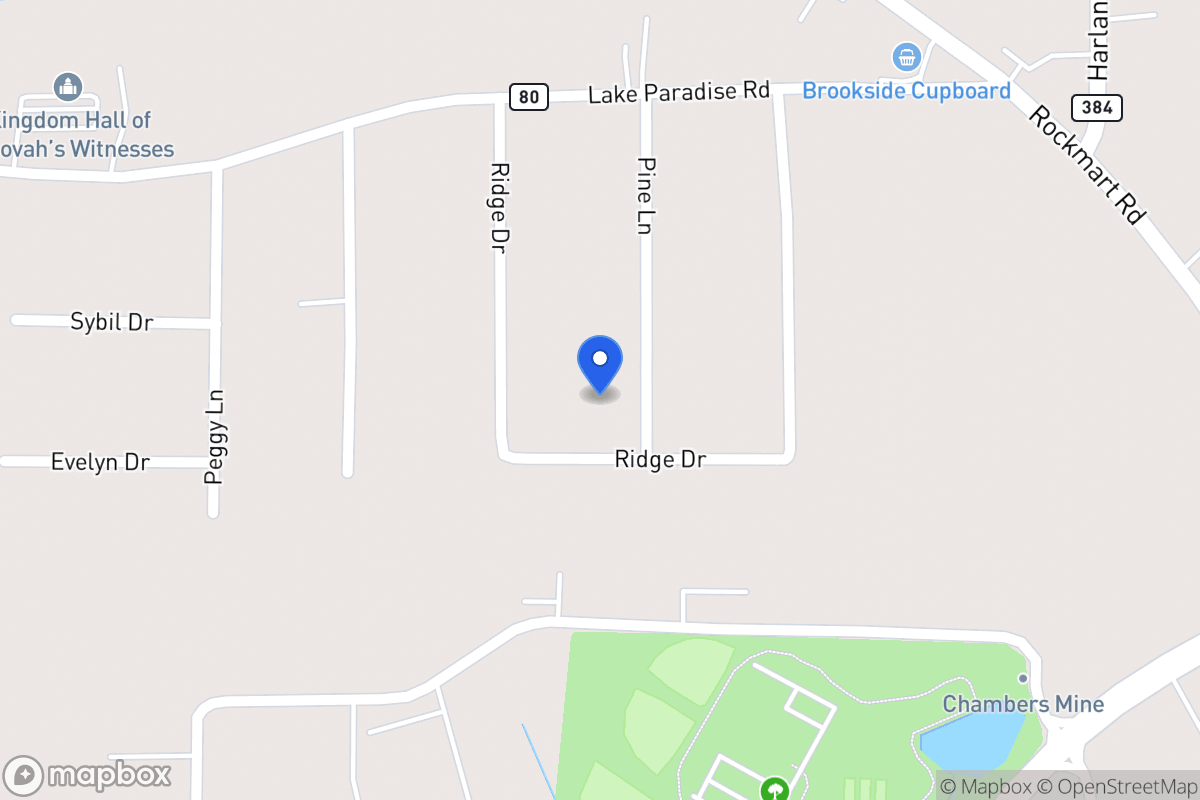 Map of 103 Pine Ln