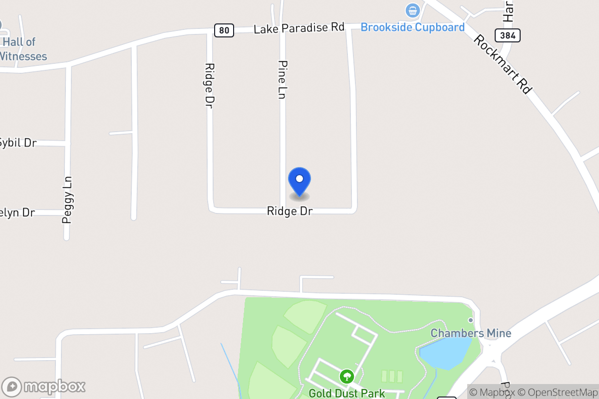 Map of 114 Pine Ln
