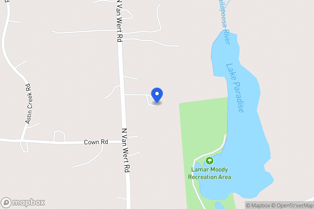 Map of 991 N Van Wert Rd
