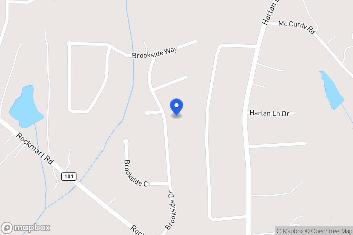 Map of 135 Brookside Dr