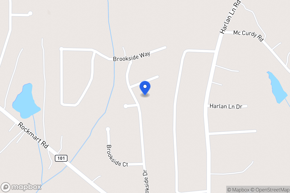 Map of 157 Brookside Dr