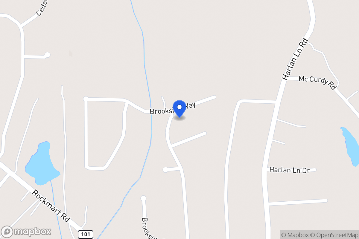Map of 201 Brookside Dr