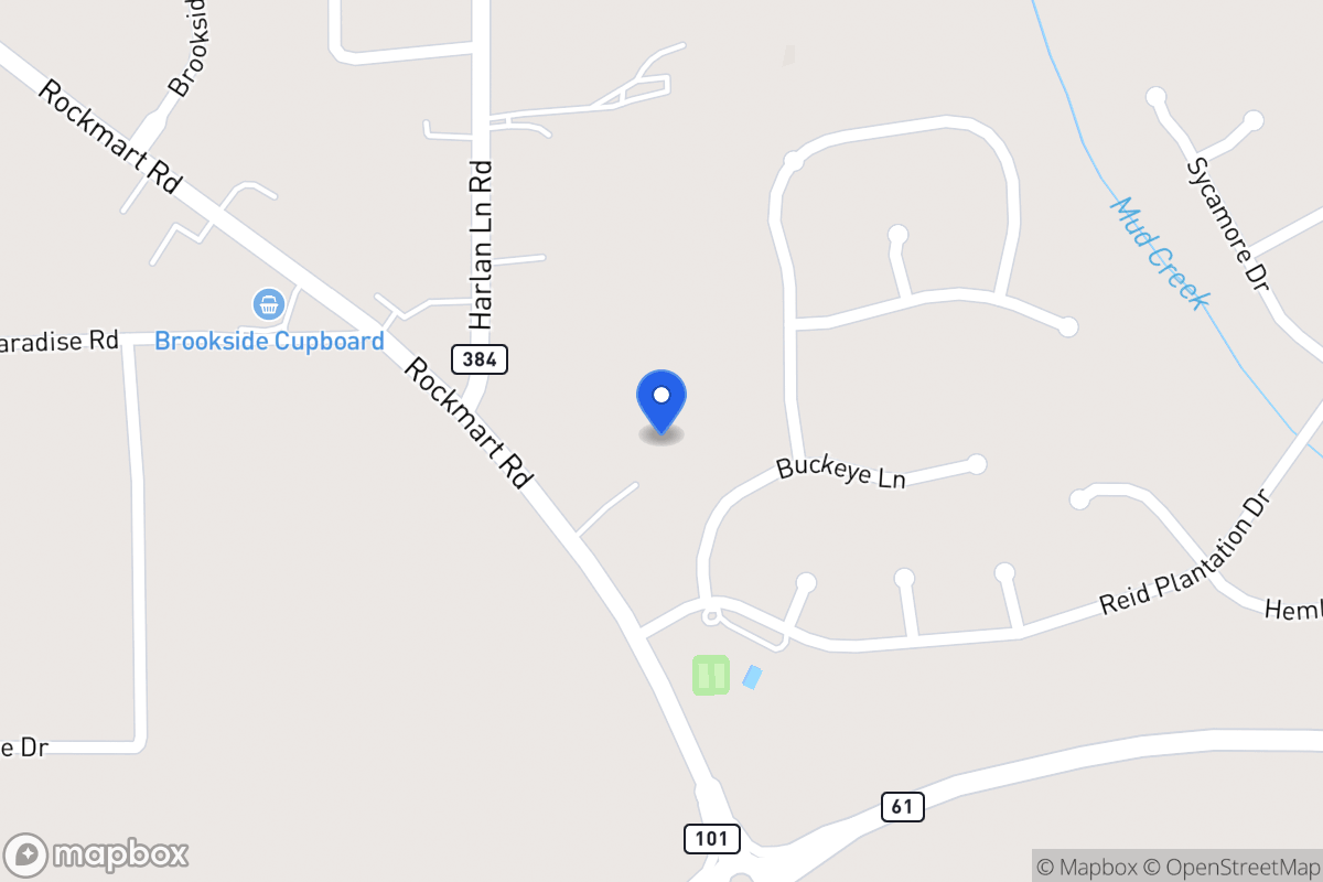 Map of 1125 Rockmart Rd