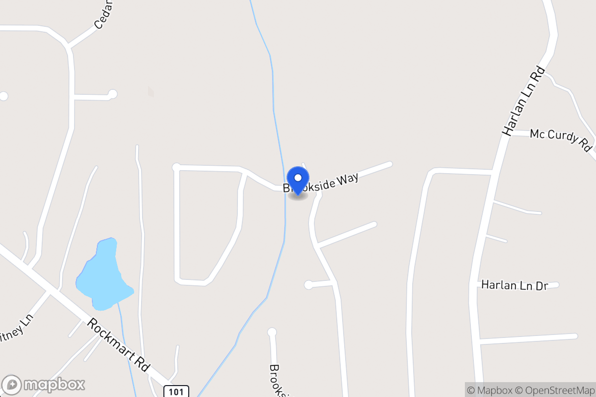 Map of 107 Brookside Way