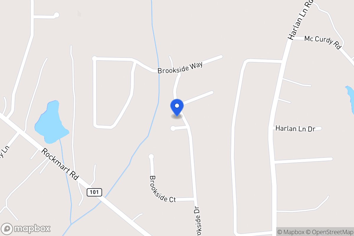 Map of 160 Brookside Dr