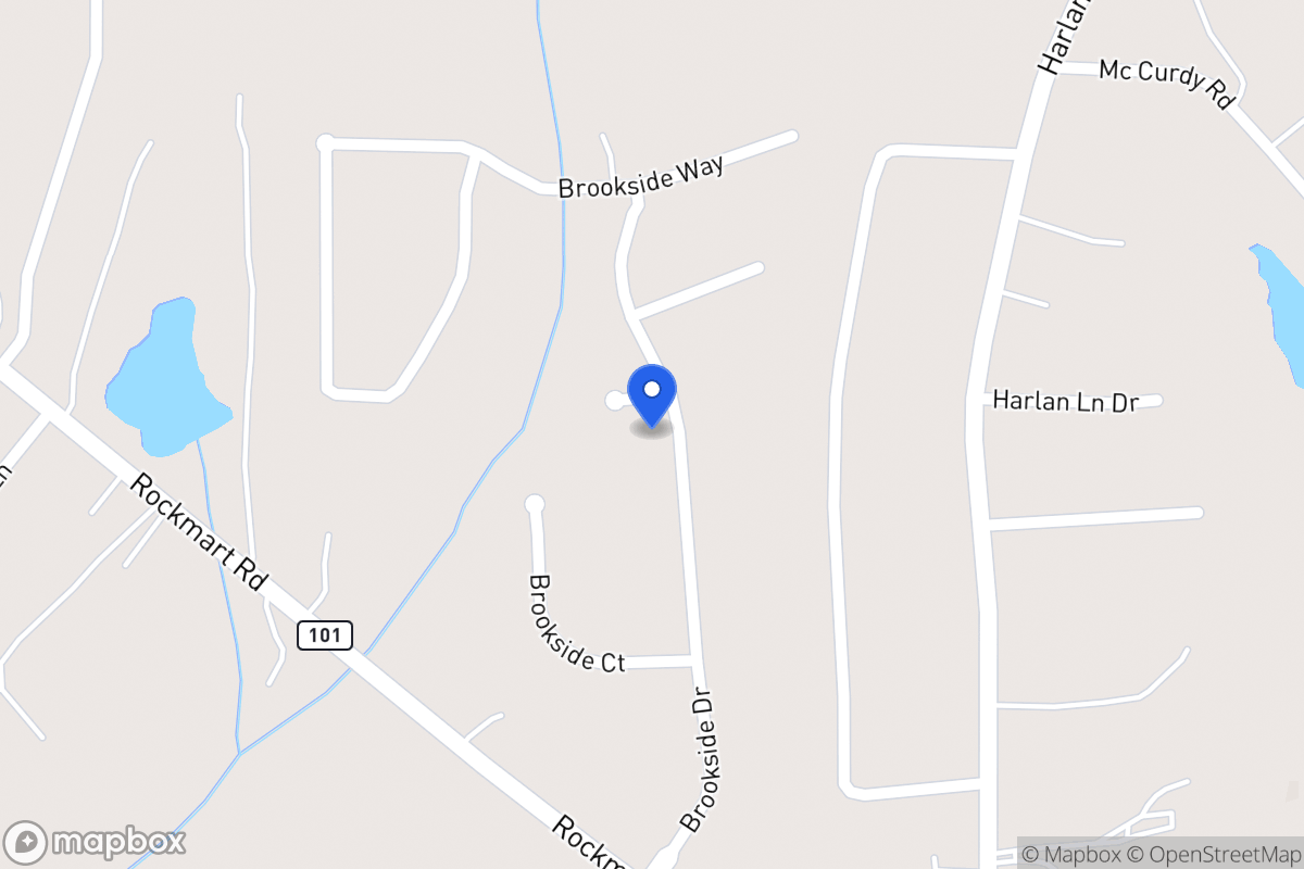 Map of 136 Brookside Dr