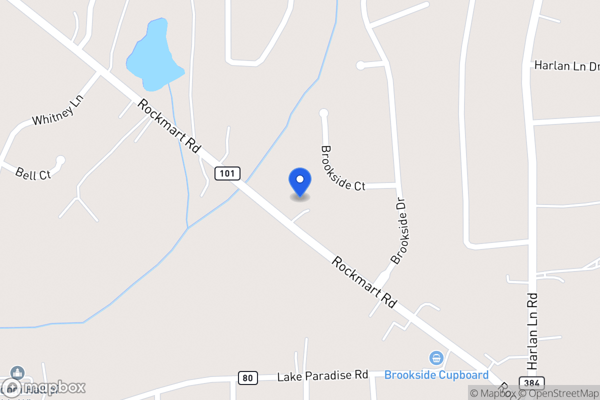 Map of 1355 Rockmart Rd