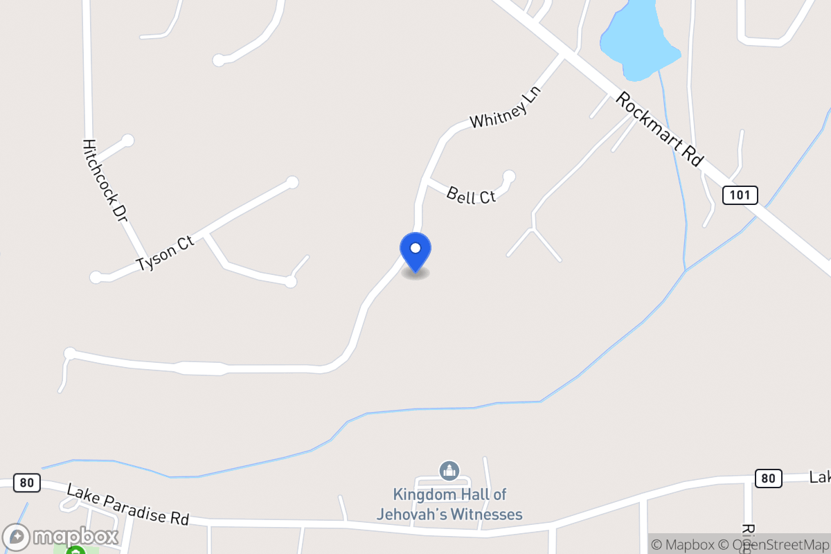 Map of 130 Whitney Ln