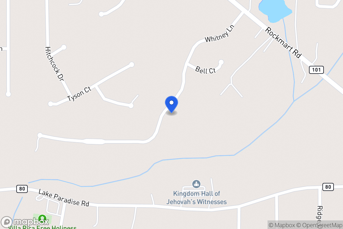 Map of 144 Whitney Ln